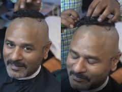 Watch video : ”பூதம் கெட்டப் பார்த்து நல்லா இருக்குன்னு நினைச்சேன், முடி எடுக்குறப்ப”... நடிகர் பிரபு தேவா பாதி மொட்டை வீடியோ வைரல்!