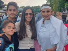 सानिया मिर्ज़ा के साथ इस एक्ट्रेस ने शेयर की तस्वीरें, टेनिस स्टार की जीत का ऐसे मनाया जश्न