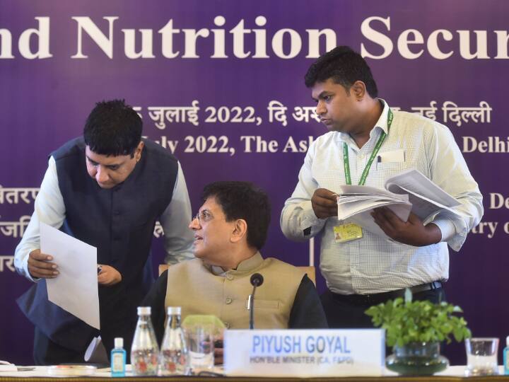 The absence of ministers in the meeting regarding food and nutrition security Piyush Goyal unhappy ann Delhi: खाद्य और पोषण सुरक्षा को लेकर मीटिंग में मंत्रियों की गैरहाजिरी, पीयूष गोयल ने लगाई फटकार