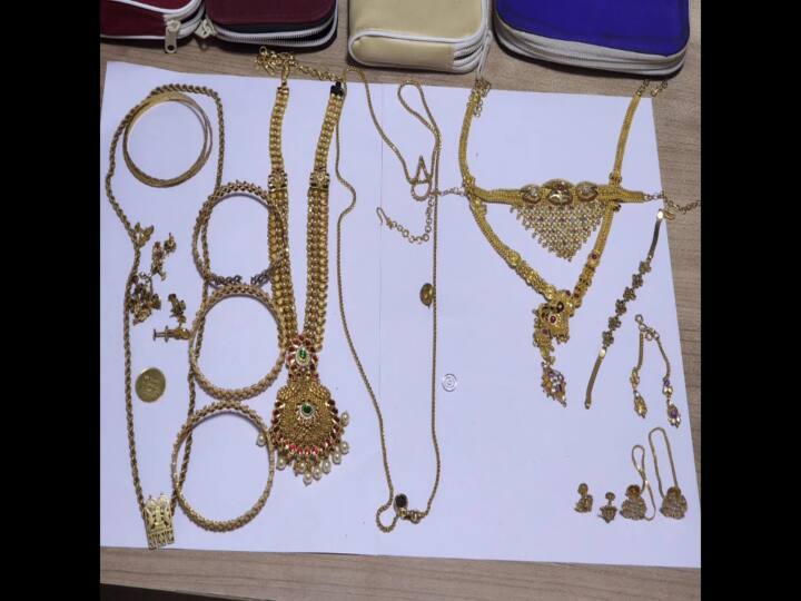 chennai woman left 43 pounds of jewelery in the dustbin of a private bank ATM in Kundrathur causing a stir குப்பை தொட்டியில்  43 சவரன் நகையை வீசிய பெண்ணால் பரபரப்பு.. நடந்தது என்ன..?