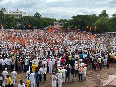 Ashadhi Wari : हरिभक्तीच्या खेळात वैष्णव दंगला, पुरंदावडेत माऊलींच्या रिंगणातील काही मोहक क्षण