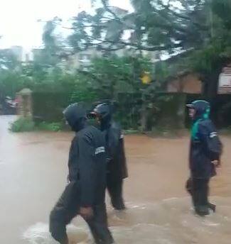 कोल्हापूरात पंचगंगा नदीच्या पाणी पातळीतच वाढ