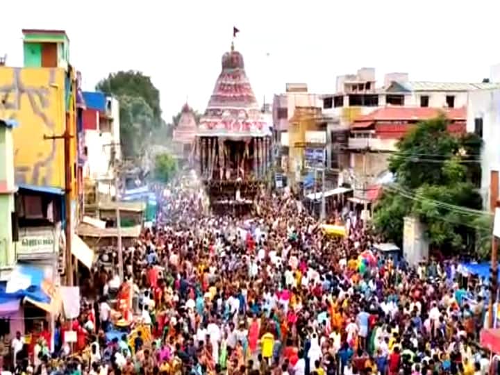 Chidambaram Nataraja Temple Aani Thirumanjanam festival after 2 Years Aani Thirumanjanam: சிதம்பரம் நடராஜர் கோயிலில் 2  ஆண்டுகளுக்கு பிறகு வெகு விமரிசையாக  நடந்த  ஆனி திருமஞ்சன தேரோட்டம்