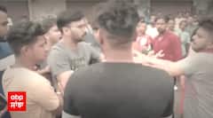 Shiv sena Leader ਤੇ ਕਾਰ ਸਵਾਰ ਹੋਏ ਥਪੜੋ -ਥਪੜੀ,Video Viral