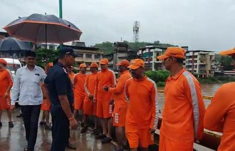 सोमवारपासून चिपळूणमध्ये पावसाची जोरदार बॅटींग सुरु आहे.