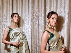 PHOTO : गालावर लाली, नजरेत धुंदी; पाहा रकुल प्रीत सिंहचा देसी अवतार!