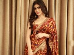 Mouni Roy Saree Look: मौनी रॉय ने पहनी प्रिंटेड कांथा साड़ी, दिलकश अदाओं पर अटकी फैंस की नजरें