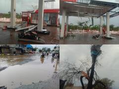 Rajasthan Weather: राजस्थान बारिश और तेज हवाओं ने मचाई तबाही, देखें बांसवाड़ा की तस्वीरें