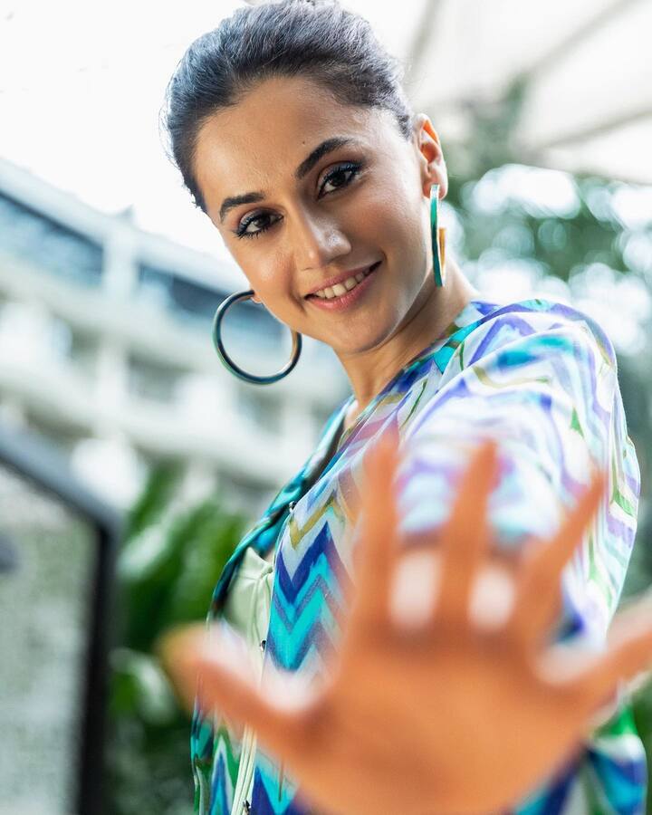 తాప్సీ ఫిట్ నెస్ విషయంలో చాలా జాగ్రత్తగా ఉంటుంది. -Image credit: Tapsee Pannu/Instagram