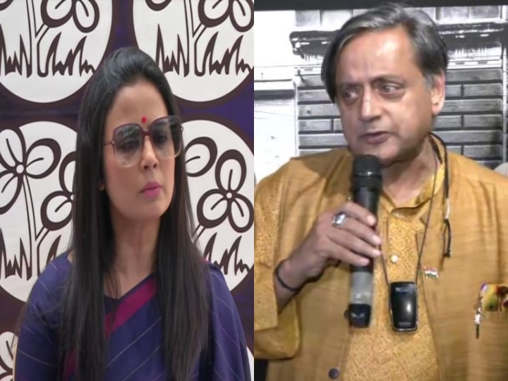 Mohua Moitra Shashi Tharoor : ঠোঁটে সিগার, হাতে শ্যাম্পেনের গ্লাস! শশী  থার