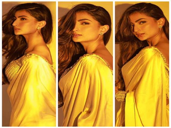 पिवळ्या साडीमध्ये पलक तिवारीच्या अदा; चाहते झाले फिदा!