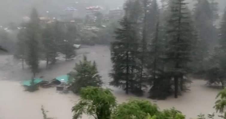 Himachal Pradesh Flood: Cloud bursts in Manikaran valley of Kullu, heavy damage too many houses and camping sites Himachal Pradesh Flood: કુલ્લુની મણિકર્ણ ખીણમાં વાદળ ફાટ્યું, ઘણા ઘરો અને કેમ્પિંગ સાઇટ્સને ભારે નુકસાન