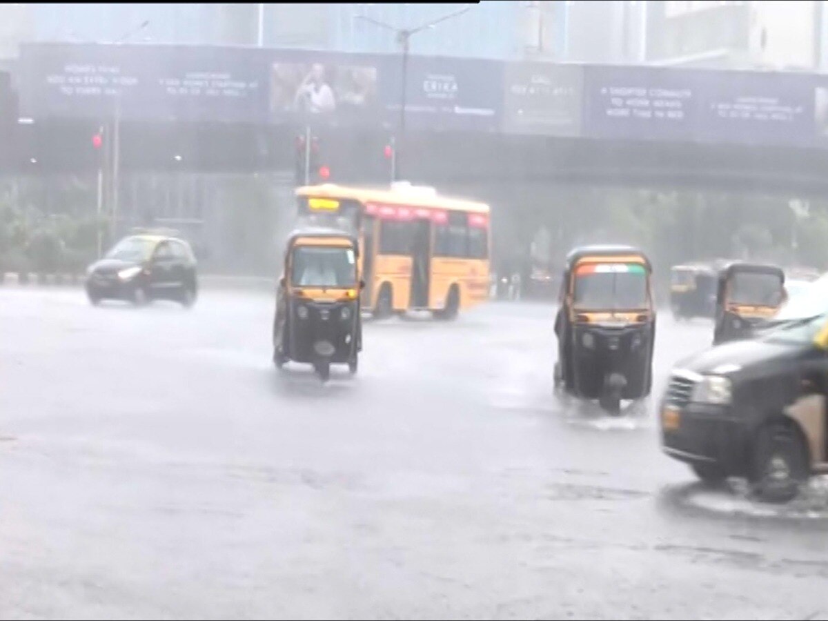Mumbai Rains : मुंबईत पाऊस पुन्हा सुरू, हवामान खात्याकडून 'रेड अलर्ट'; सतर्कतेचा इशारा