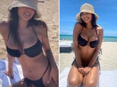 Esha Gupta Video: ब्लैक बिकिनी में ईशा गुप्ता का दिखा सिजलिंग लुक, बीच पर मस्ती करती आईं नजर