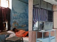 Pratapgarh News: मेडिकल कालेज में अपने पैसे से एसी लगवाकर इलाज करा रहा मरीज, सामने आई अव्यवस्थाओं की तस्वीर