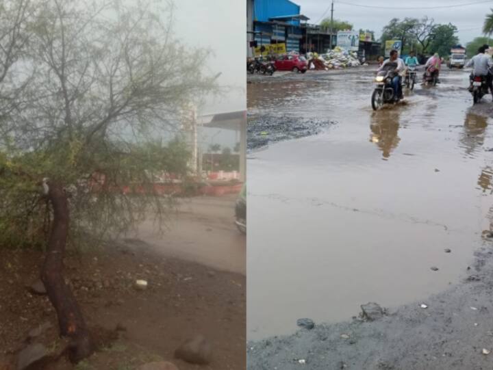 Rajasthan Heavy rain in Banswara three peolple died due to lightning ann Rajasthan: बांसवाड़ा में भारी बारिश तेज हवाओं ने मचाई तबाही, आधे दर्जन से ज्यादा पेड़ गिरे, तीन की मौत