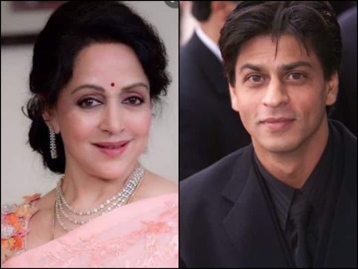 Hema Malini once combed Shah Rukh Khan's hair and he decided to stay in Mumbai Hema Malini ने की थी Shah Rukh Khan के बालों में कंघी, एक्टर ने कर लिया था फैसला- 'अब नहीं छोड़ूंगा मुंबई...'