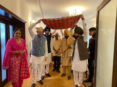 CM Mann Marriage: ਸਿੱਖ ਰੀਤੀ ਰਿਵਾਜਾਂ ਅਨੁਸਾਰ ਹੋ ਰਿਹਾ ਸੀਐਮ ਮਾਨ ਦਾ ਵਿਆਹ, ਸੀਐਮ ਹਾਊਸ 'ਚ ਹੋ ਰਹੇ ਆਨੰਦ ਕਾਰਜ