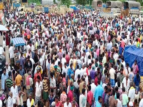 வேடசந்தூர்: பக்ரீத்தை  முன்னிட்டு நடந்த ஆட்டுச் சந்தையில் ரூ. 2 கோடிக்கு ஆடுகள் விற்பனை - வியாபாரிகள் மகிழ்ச்சி