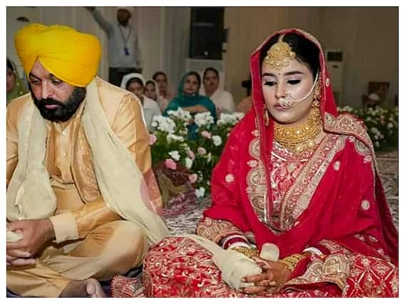 As Bhagwant Mann Ties The Knot, Here's A Look At Political Couples With Big Age Differences | IN PICS