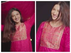 Gauhar Khan Photos: पिंक ड्रेस पहन हवा में दुपट्टा लहराती दिखीं गौहर खान, खूबसूरत अदाएं देख आप भी हो जाएंगे दीवाना !