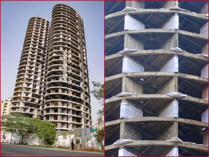 Noida Supertech Twin Tower to be demolished after blast on  21th August ANN Noida Supertech Twin Tower: ट्विन टावर को ध्वस्त करने की तैयारी आखिरी चरण में, नोएडा पुलिस से मांगी एनओसी