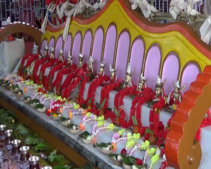 Tripura seven days Kharchi Puja andf fair started in Tripura 262 year old puja worshipped 14 gods Kharchi Puja : একসঙ্গে পূজিত ১৪ দেবদেবী, শুরু ২৬২ বছরের খার্চি পুজো ও মেলা