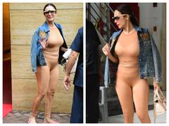 Malaika Arora Pics: बॉडी फिट ड्रेस पहनकर कुछ इस अंदाज में सड़कों पर निकल पड़ीं मलाइका अरोड़ा, फोटो कर रही हैं हैरान !