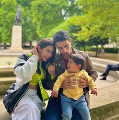 જેહ સાથે રમતા ઇબ્રાહિમ અલી ખાન અને સારા અલી ખાન, એક્ટ્રેસ શેર કરી આ તસવીર