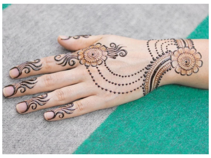 Karwa Chauth Mehandi Designs 2020:देर ना करें, हाथों पर रचाएं ये लेटेस्ट  मेहंदी की डिजाइन - Karva Chauth Mehndi Designs 2020 In Hindi: Try These  Latest Simple Trendy Rajasthani Arabic Mehndi Designs -