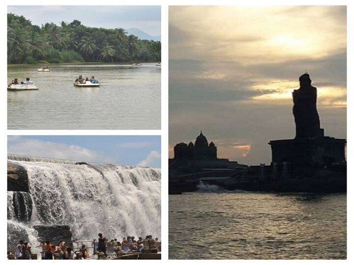 winter like season prevails due to continuous heavy rains across Kumari district கன்னியாகுமரி: தொடர் மழையினால் குமரியில் நிலவும் குளு குளு சீசன்;  மகிழ்ச்சியில் சுற்றுலாப்பயணிகள்..!