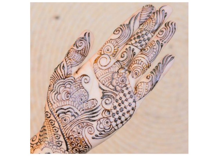 Latest mehndi design ; आपके हाथों पर बेहद सुंदर लगेगी यह मेहंदी की डिजाइन –  ब्रह्म वाक्य