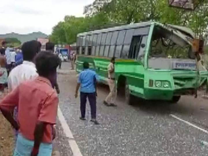 Chengalpattu Bus Accident Tamil Nadu Six Die,10 Suffer Injuries After Govt Bus Rams Into Stationary Lorry Tamil Nadu: Six Dead, 10 Suffer Injuries After Govt Bus Rams Into Stationary Lorry In Chengalpattu