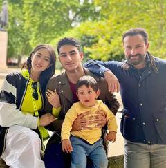 જેહ સાથે રમતા ઇબ્રાહિમ અલી ખાન અને સારા અલી ખાન, એક્ટ્રેસ શેર કરી આ તસવીર