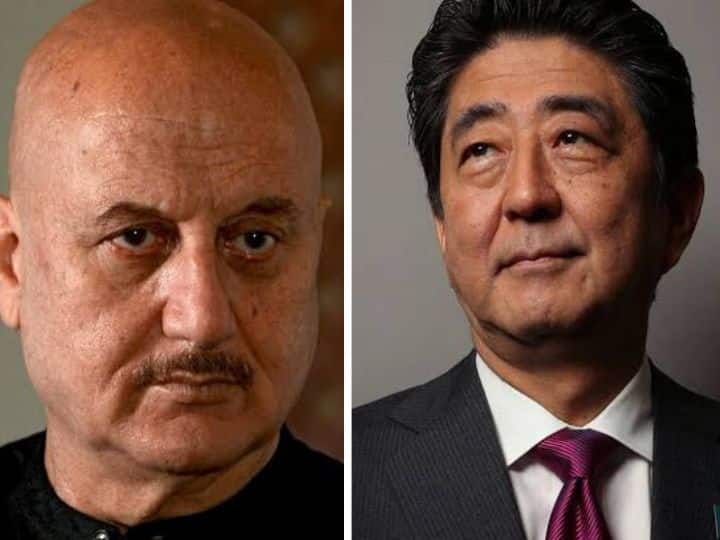 Anupam kher pay condolences on Japan former Prime Minister Shinzo Abe Death Shinzo Abe Death: शिंजो आबे के निधन पर अनुपम खेर ने जताया शोक, 'मैं शॉक्ड हूं...वो दुनिया के सबसे दयालु नेताओं में से एक थे'