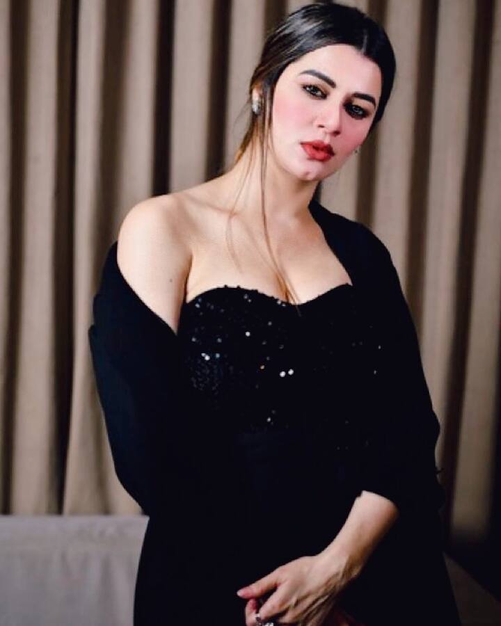 इस ड्रेस के साथ कायनात ने एक ब्लेजर भी कैरी किया हैं जिसे कंधे से गिराकर वो कातिलाना पोज दे रही हैं.