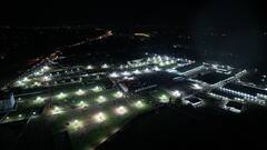 YSRCP Plenary Photos: వైఎస్ఆర్‌సీపీ ప్లీనరీ మీటింగ్ డ్రోన్ ఫోటోలు చూసేయండి, రాత్రి వేళ వేడుకలా