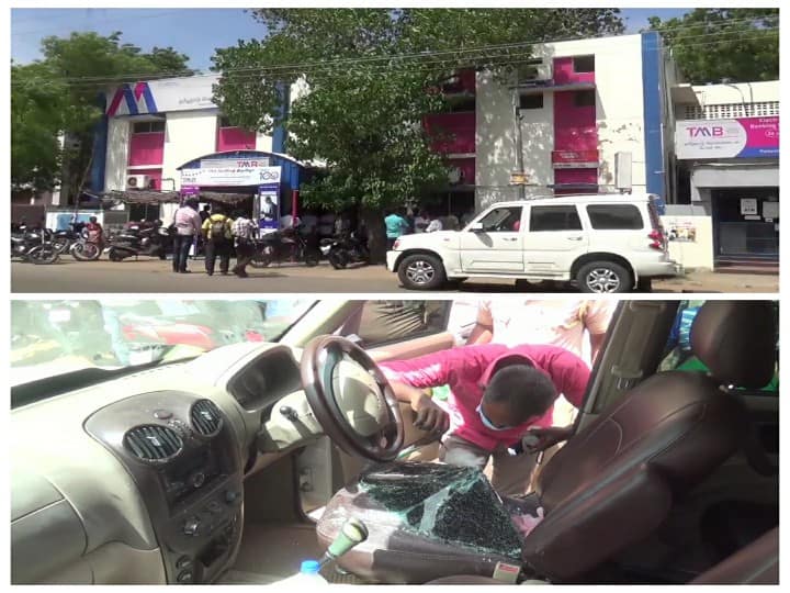 எஸ்பி அலுவலகம் அருகே திமுக பிரமுகரின் காரில் இருந்து ரூ. 17 லட்சம் கொள்ளை - நெல்லையில் பரபரப்பு..!