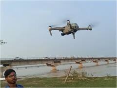Barabanki News: घाघरा-सरयू के ऊपर मंडरा रहा Drone कैमरा, बाढ़ से बचाने के लिए जलधारा का हो रहा सर्वे