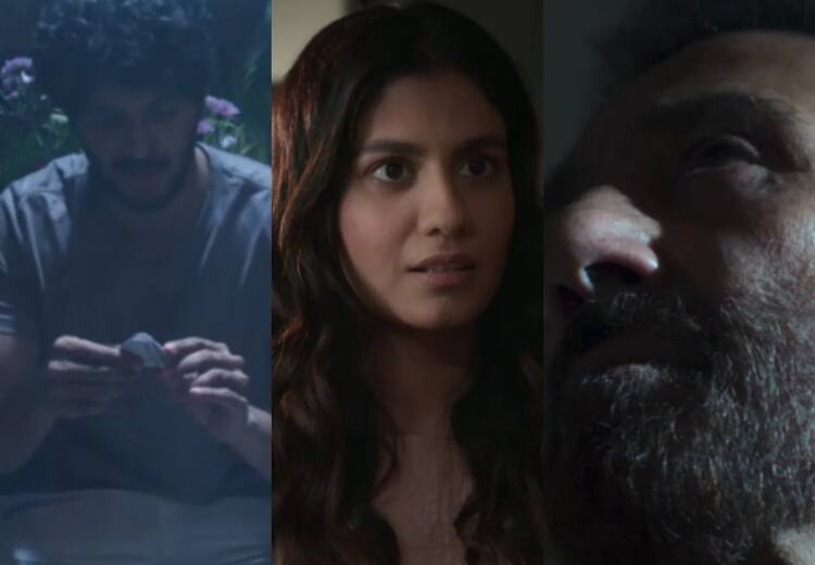 R Balki's Chup movie starring Dulquer Salmaan and Sunny Deol teaser released ஹேப்பி பர்த்டே பாடும் துல்கர்.. சைக்கோ த்ரில்லராக உருவாகும் `சுப்’.. வெளியானது டீசர்!