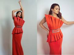 In Pics: फिर दिखा पंजाबी एक्ट्रेस हिमांशी खुराना का ग्लैमरस लुक, ऑरेंज गाउन में दिखाई कातिलाना अदाएं