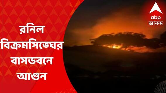 Sri Lanka Crisis : পদত্যাগের পরেই কলম্বোয় শ্রীলঙ্কার প্রধানমন্ত্রীর বাড়িতে আগুন