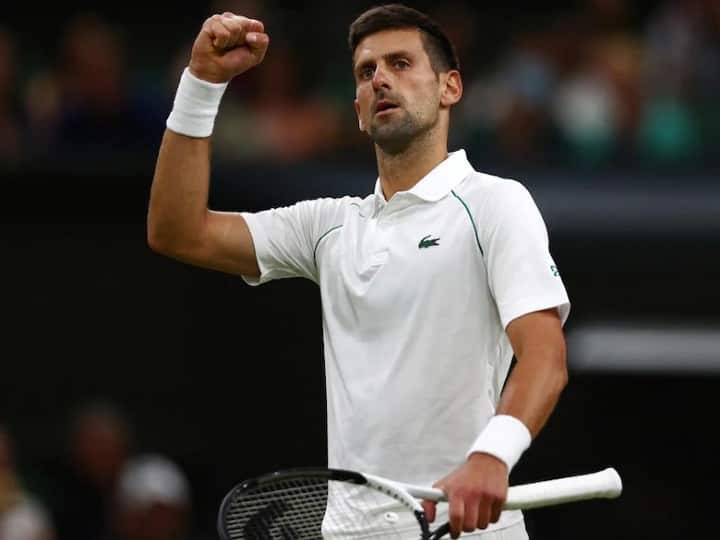 Wimbledon 2022 Mens singles Final Novak Djokovic 32nd Grand Slam Final Record Novak Djokovic ने रोजर फेडरर को पछाड़ा, सबसे ज्यादा बार ग्रैंड स्लैम फाइनल में पहुंचने वाले खिलाड़ी बने