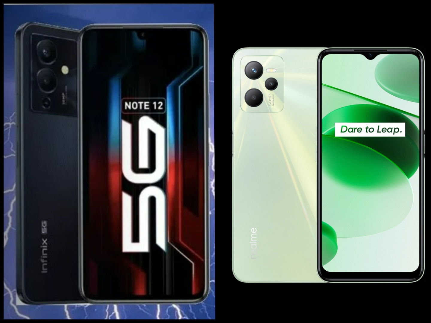 infinix note 8 vs realme c35