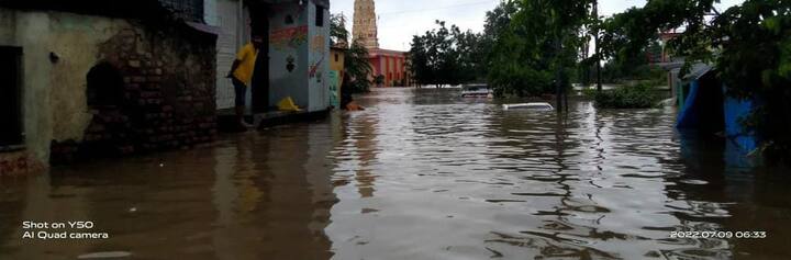 हिंगोली जिल्ह्यातील कृष्णा भागामध्ये पावसाचा हाहाकार पाहायला मिळतोय.(सर्व छायाचित्र: नागेश चव्हाण)