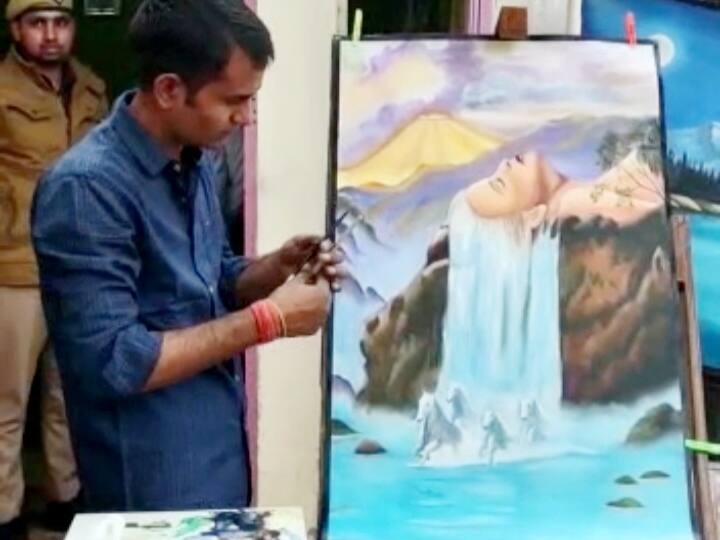 Meerut News A prisoner turned from villain to artist became an example for other prisoners ANN Meerut News: मेरठ में खलनायक से आर्टिस्ट बना कैदी दूसरे बंदियों के लिए बना मिसाल, अब तक बना चुका है सैकड़ों पेंटिंग्स