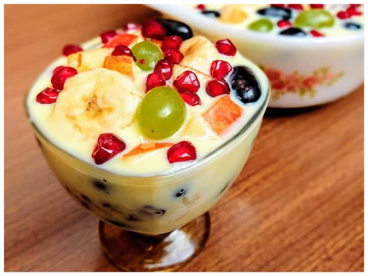 How To Make Oats Custard Recipe Of Fruit Custard In Hindi How To Make Custard Without Milk Oats Custard: एक बार ट्राई करें ये बिना मिल्क वाला कस्टर्ड, खाने में है बेहद टेस्टी और टेस्टी
