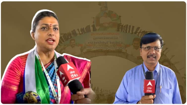 Minister RK Roja Interview: వైఎస్సార్సీపీ ప్లీనరీ సందర్భంగా చంద్రబాబుపై విరుచుకుపడ్డ రోజా| ABP Desam