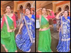 #gomigchallenge पर कमर मटकाती नजर आईं 'अनुपमा' और 'बा', पीछे खड़े इस एक्टर ने उड़ाया मजाक