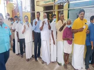 துவங்கியது தேர்தல்.. காஞ்சிபுரம் , செங்கல்பட்டு, திருவள்ளூர் மாவட்ட நிலவரம் இதோ